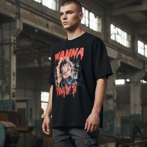 Chucky "Wanna Play" Graphic Tshirt